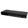 Startech.Com Kvm switch DVI USB a 8 porte montabile a rack 1U Black SV831DVIU