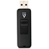 V7 Chiavetta USB 8GB RETRACTABLE 2.0 Nero VF28GAR 3E