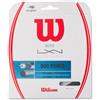 Wilson WRZ949730 Corda da Tennis Duo Feel, 12.2 m, Corda Ibrida Luxilon Element NXT Bronzo/Natural, Unisex