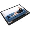 DAUZ Cornice per Foto Elettronica, Anteprima 'immagine su Schermo da 15 Pollici, Uscita Stereo, Cornice per Foto Digitale, Plug and Play, con Telecomando in Regalo (Spina UE)