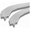 Novellini RICAMBIO Confezione Coppia Guarnizioni Orizzontali Curve (DX+SX)GIADA R - Misura Box : R 80x80