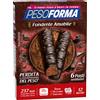 PESOFORMA Barrette al Cioccolato Fondente Amabile 12 barrette da 31 grammi