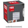 TOX Tassello universale per telaio Tetrafix XL 8x80 mm, 50 pz, 021100101