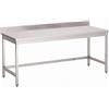Amitek Tavolo Inox Amitek TDT127A - Dim. 120x70x95h cm - con Alzatina