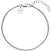 Purelei® Bracciali da uomo (argento), resistenti all'acqua, in acciaio inox, per uomo e donna, in diversi stili, regalo per uomini