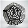 Q WORKSHOP Hit Location Q-Workshop QWOHIT05 Die Black/White D12 (1)