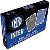 EURO PUBLISHING Carte da Gioco Inter - Poker - Burraco - Ramino (2 mazzi: 52 carte per mazzo + 2 jolly)