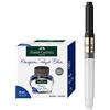 FABER-CASTELL - Calamaio blu reale da 30 ml con convertitore | Con flacone di inchiostro e convertitore per penne stilografiche e-motion e Ambition