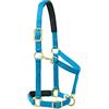 Weaver Leather Capezza imbottita regolabile per mento e gola a scatto, 2,5 cm media a cavallo o anulo, blu massiccio