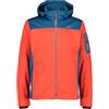 CMP Windproof and waterproof lightweight softshell jacket WP 8,000, Man, B.Blue-Bluish, 48