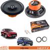 Hertz Evotuning Kit 4 Casse Altoparlanti Hertz DCX 165.3 ANT+POST per Ford Kuga dal 2013