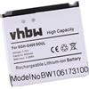 vhbw batteria compatibile con Samsung SGH-P860, SGH-S3600 smartphone cellulare telefono cellulari (700mAh, 3,7V, Li-Ion)