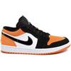 Jordan Nike Par Air Jordan 1 Low White/Black/Starfish Uomo