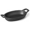 Lacor Magma Casseruola Ovale in Ghisa, Nero, 21.7 x 15 cm