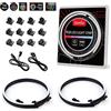 Speclux 12 V 4 pin Neon Digital LED Strip Combo Set, 39 luci a LED, digitale, compatibile con Asus Aura, Asrock Led, Gigabyte Fusion, MSI Mystic Light ecc. (strisce neon da 12 V)