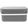 Brabantia Sink Side Contenitore per Organico, Dark Grey, 12.7 x 22.1 x 10.7 cm