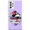 ERT GROUP custodia per cellulare per Samsung A52 5G / A52 LTE 4G / A52S 5G originale e con licenza ufficiale Disney, modello Minnie 073 adattato alla forma dello smartphone, custodia in TPU