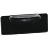 GARDINIA Supporto Magnetico per Veneziane, Autoadesivo, Ideale per Finestre a Vasistas, Supporto per la Guida Inferiore delle Tende Veneziane, 5 cm x 2 cm, Plastica/Metallo, Nero, 2 Unità