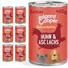 Edgard Cooper Edgard & Cooper cibo umido per cani anziani (pollo e salmone, 400 g x 6), senza cereali, ingredienti naturali e carne fresca, pieno di aminoacidi essenziali