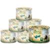 Dehner Best Nature cibo per gatti Adulto, cuori di pollame e conigli con mirtilli rossi, 6 x 200 g (1,2 kg)