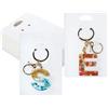 G2PLUS 100PCS Schede Display Gioielli,Cartoncini Portachiavi 8 * 12CM Gioielli Collana Orecchini Schede di Visualizzazione per esporre portachiavi, collane, bracciali e gioielli- Bianco