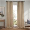 HPD Half Price Drapes Tende oscuranti in finto lino, per camera da letto, lunghe 213 cm (1 pannello), 127 cm di larghezza x 213 cm di lunghezza, per soggiorno, decorazione per la casa, marrone chiaro
