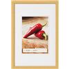 walther design Cornice Oro 21 x 29,7 cm (DIN A4) Cornice Portadocumenti Peppers Cornice in Legno BP130G