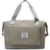 FANDARE Borsone da Viaggio Borsa Palestra Pieghevoli Uomo Donna Borsa Sportiva Weekender Borsone Piscina Grande Borsone Nascita Ospedale Borsa Palestra con Scomparto Scarpe Grigio