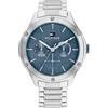 Tommy Hilfiger Orologio analogico multifunzione al quarzo da donna con cinturino in acciaio inossidabile