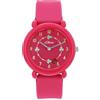 s.Oliver Orologio da polso Ragazze Bambini Orologio al quarzo Analogico, con Cinturino in silicone, rosa, 5 bar impermeabile, viene fornito in scatola regalo orologio, 2036533