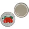 OPIROS Capsule Twist Off mm.70 Disegno Pomodori Per Barattoli In Vetro Coperchi Per Vasi Conserve Pomodoro Passate Casalinghe (100)