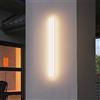 K-Bright Lampada da Parete Esterno/Interno LED 20W 3000K Bianco Caldo IP65 Applique da Parete Esterno 60CM Moderno per Balcone Giardino Veranda Via Garage,Bianco