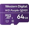 Western Digital WD PURPLE 64GB SURVEILLANCE MICROSD XC CLASS - 10 UHS 1