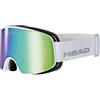 HEAD Horizon 2.0 FMR - Occhiali da sci e snowboard per adulti, unisex, colore: verde/bianco
