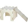 Kerbl Pet Nagerburg 28 x 28 x 25 cm con Scala e Cuscino