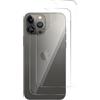 QUITECO Vetro Temperato Retro Posteriore per iPhone 13 Pro [2 PEZZI] Pellicola Protettiva