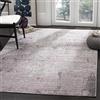 SAFAVIEH Tappeto Moderno per Soggiorno, Sala da pranzo, Camera da letto - Adirondack Collection, A Pelo Corto, Grigio chiaro e viola, 122 X 183 cm