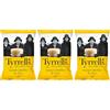 TYRRELLS, Chips Cheddar, Patatine al Gusto Formaggio, Ideali come Snack per Merende, Aperitivi, Antipasti o Feste, Senza Coloranti e Senza Glutine, Busta da 150 g (Confezione da 3)
