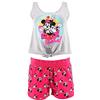 Disney Pigiama per Donna, T-Shirt e Pantaloncini Set da 2 Pezzi da Donna, Morbido Cotone, Pigiama di Topolino e Minnie per Donna e Ragazze | Taglia L - Rosa