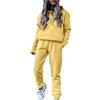 Kobilee Tuta Donna Invernale Elegante Completa Jogging Tuta Felpata Tracksuit Fitness Leggero Completo Palestra Cotone Curvy Felpa con Cappuccio e Pantalone Due Pezzi Tuta Sportiva Tute da Ginnastica