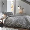 Dreams & Drapes Lodge - Set copripiumino in pile con gufi del bosco, per letto matrimoniale, colore: salvia