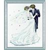 Design Works Tobin Design Works Crafts Wedding Couple, 10 x 14 Danza di Nozze, Aida, 25,4 x 35,6 cm, 14 Pezzi, 10 by 14
