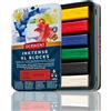 Derwent Inktense Set di 6 Blocchi di Colore XL da 60 mm, Solubili in Acqua, Adatti per Realizzare Schizzi, Disegni e Dettagli Espressivi, Qualità Professionale, 2306161