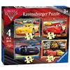 Ravensburger - Puzzle Cars 3, Collezione 4 in a Box, 4 puzzle da 12-16-20-24 Pezzi, Età Raccomandata 3+ Anni