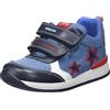 Geox B Rishon Boy B, Primi Passi Bimbo 0-24, Blu/Rosso (Avio/Red), 19 EU
