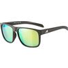 ALPINA Unisex - Adulti, NACAN III occhiali da sole, coffee-grey/neon yellow, One Size