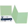 FAVINI 50 cartelline semplici ACQUA 200gr 25x34cm verde chiaro FAVINI