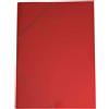 CART. GARDA Cartella con elastico 70x100cm Rosso in cartoncino plast. 71LD