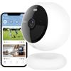 Noorio Telecamera Wifi Interno Esterno Senza Fili, Telecamera Batteria Casa con App Cellulare, 8GB di Archiviazione/Cloud, HDR 1080P Visione Notturna a Colori,Rilevamento di Movimento,Lavora con Alexa