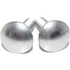 Idt Trade Viti a testa tonda M6 x 20, 25 pezzi, con attacco quadrato, DIN 603 A2, in acciaio inox